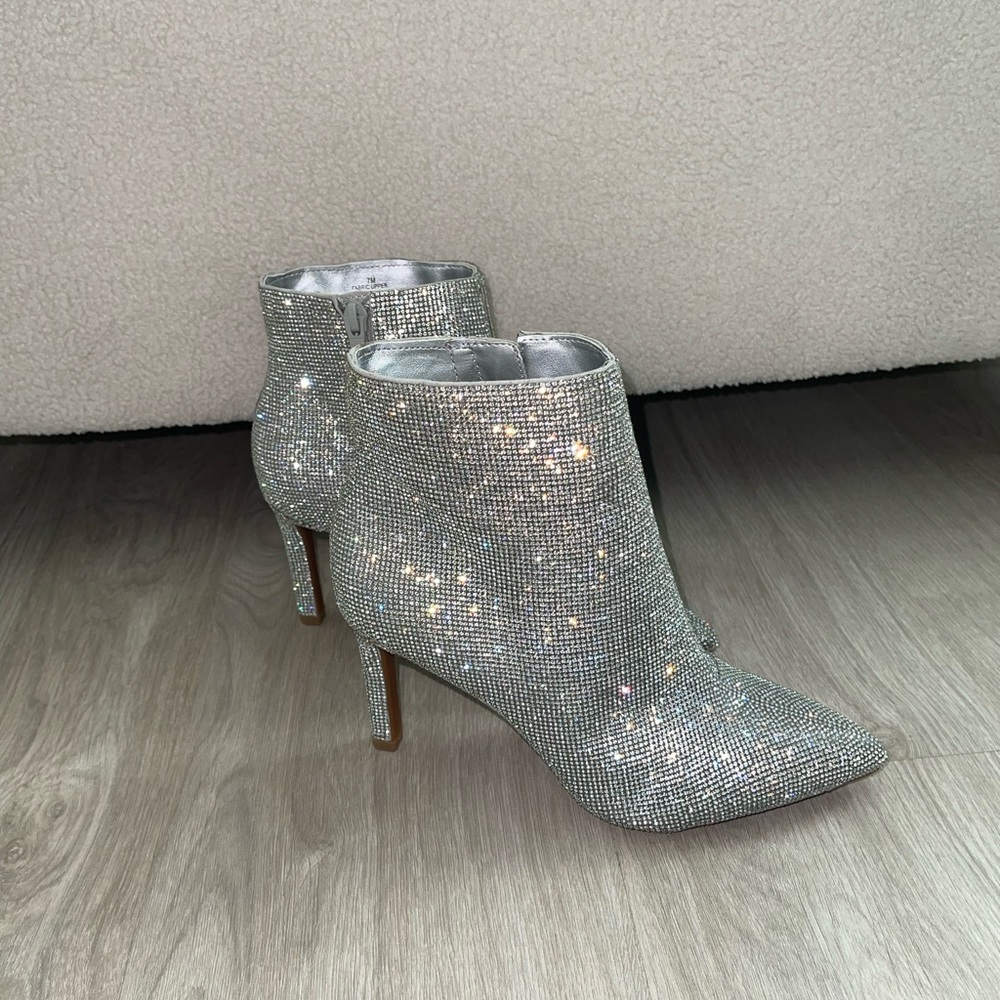 Gianni Bini Rhinestone Ankle Boots